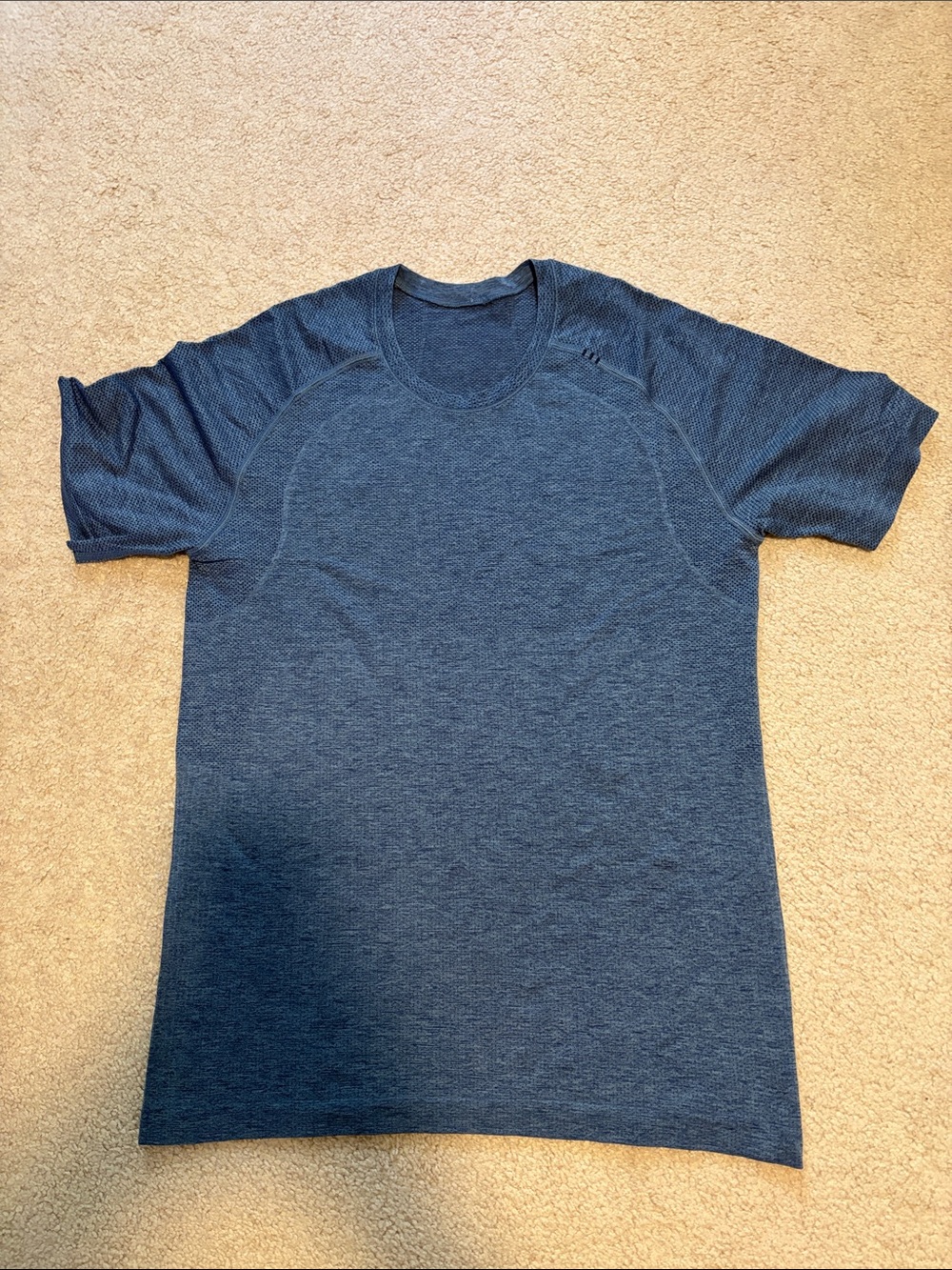 Men's Crew Neck Performance T-Shirt - Heather Blue